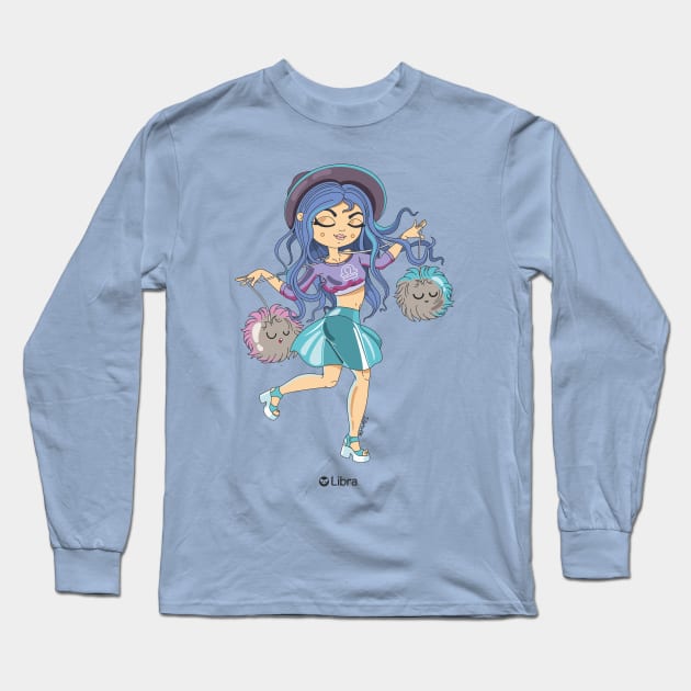 Libra Long Sleeve T-Shirt by idiotstile